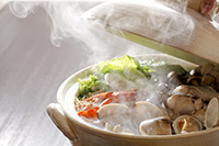 特製アサリ海鮮鍋