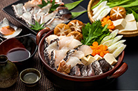 特製山の幸と銀鱈の海鮮鍋