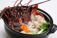 超特製伊勢海老の海鮮鍋